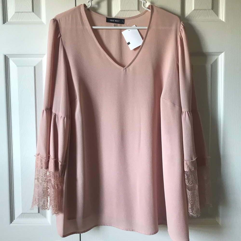 NWT Nine West 3/4 Sleeve Blouse